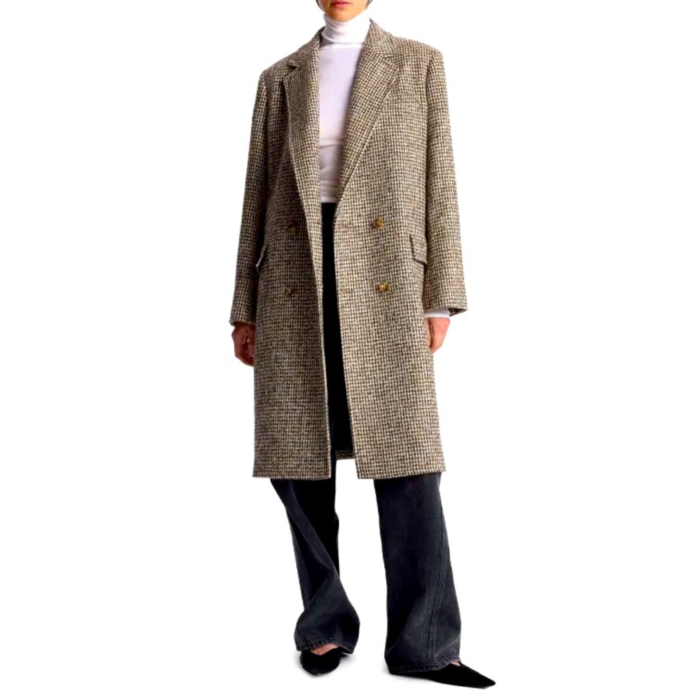 A.L.C. TANNER - Brown Houndstooth Coat